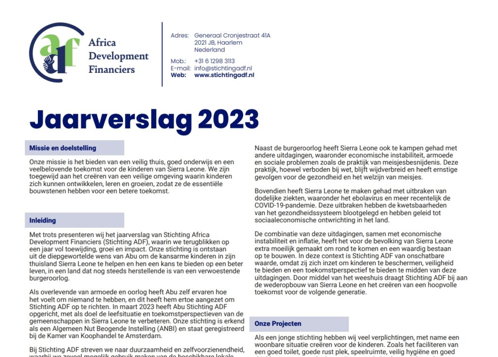 Jaarverslag 2023